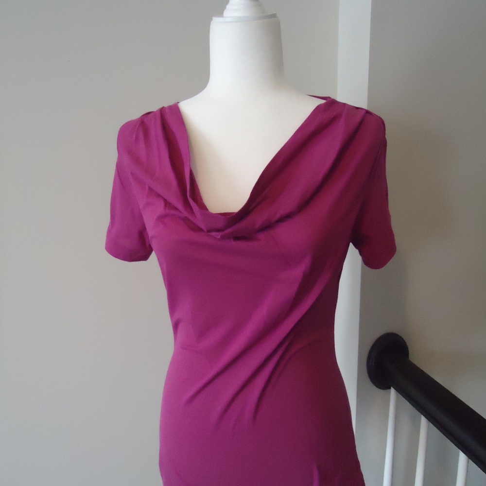 Robert Rodriguez Fuchsia Pink Draped Top